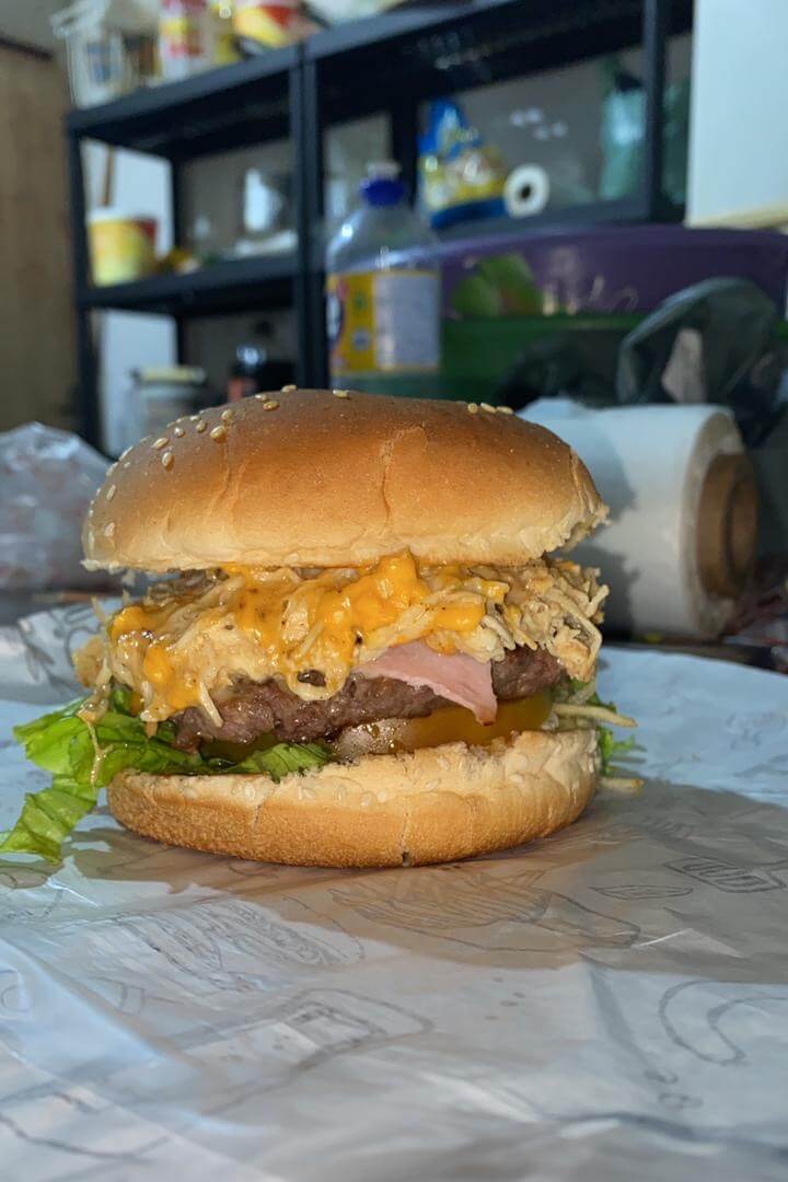 X-frango com catupiry