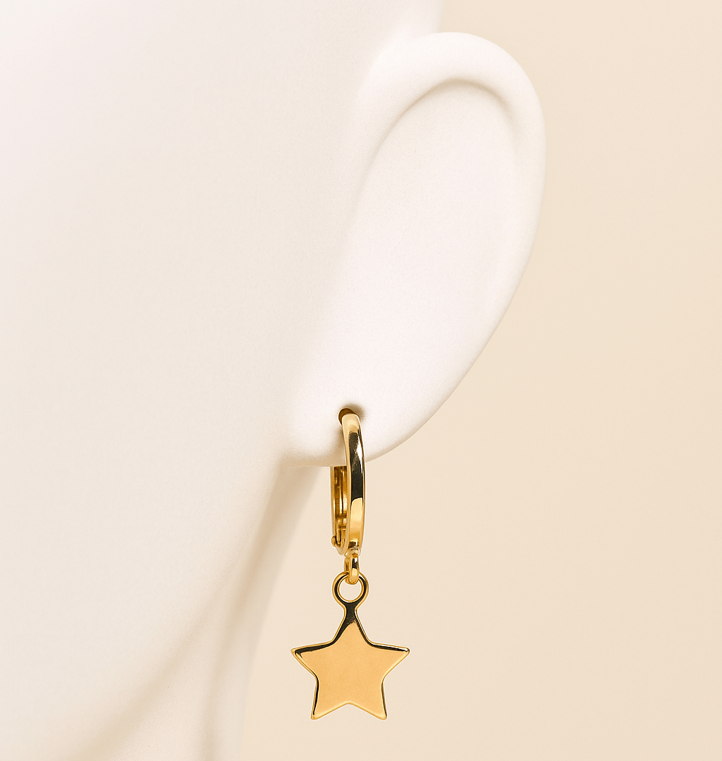 Brinco Argola Estrela