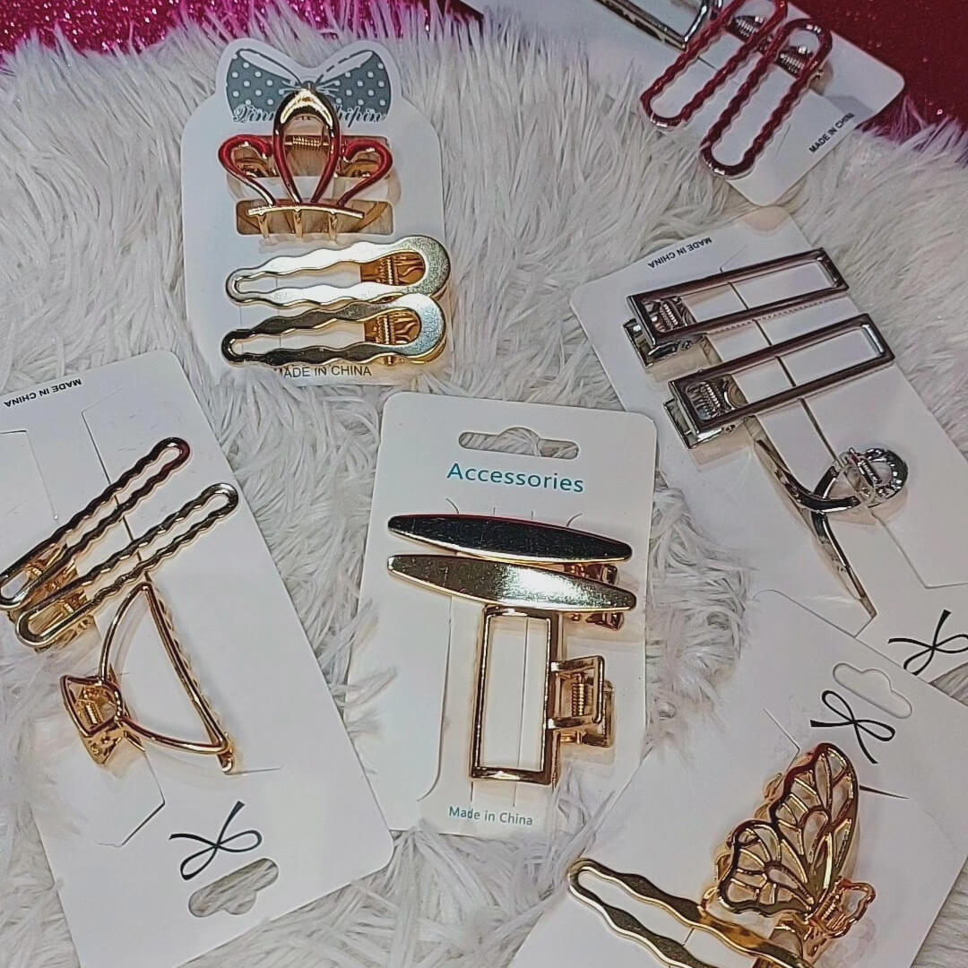 Kit presilha de cabelo