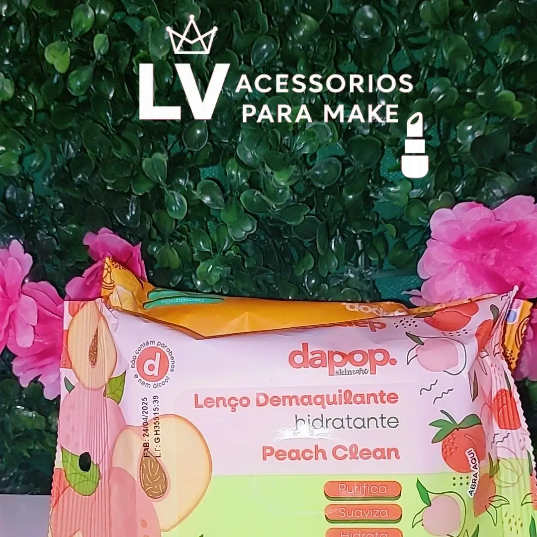 Lenço demaquilante dapop.
