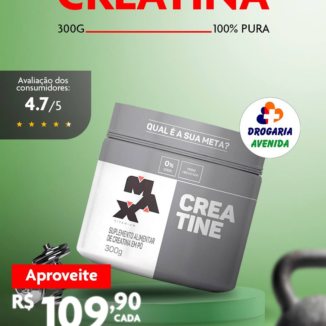 Creatina Max titanium 300g